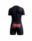 naruto black akatsuki cloud bjj rash guard set