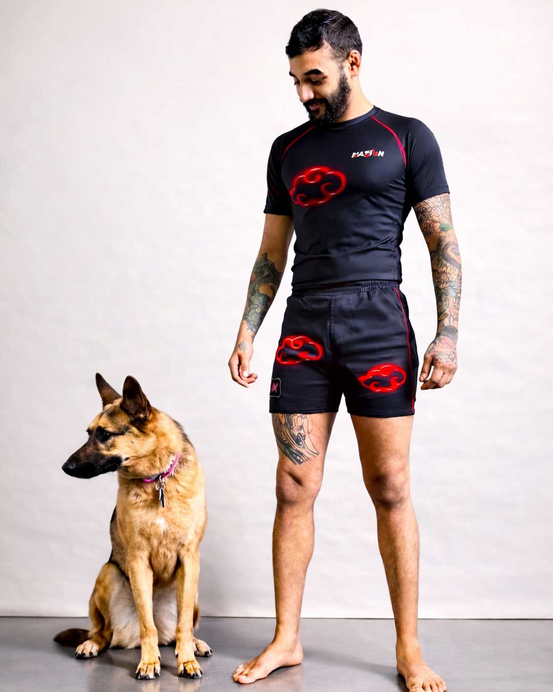 Shadow Cloud Anime Grappling Shorts | No-Gi Training | Nation Athletic