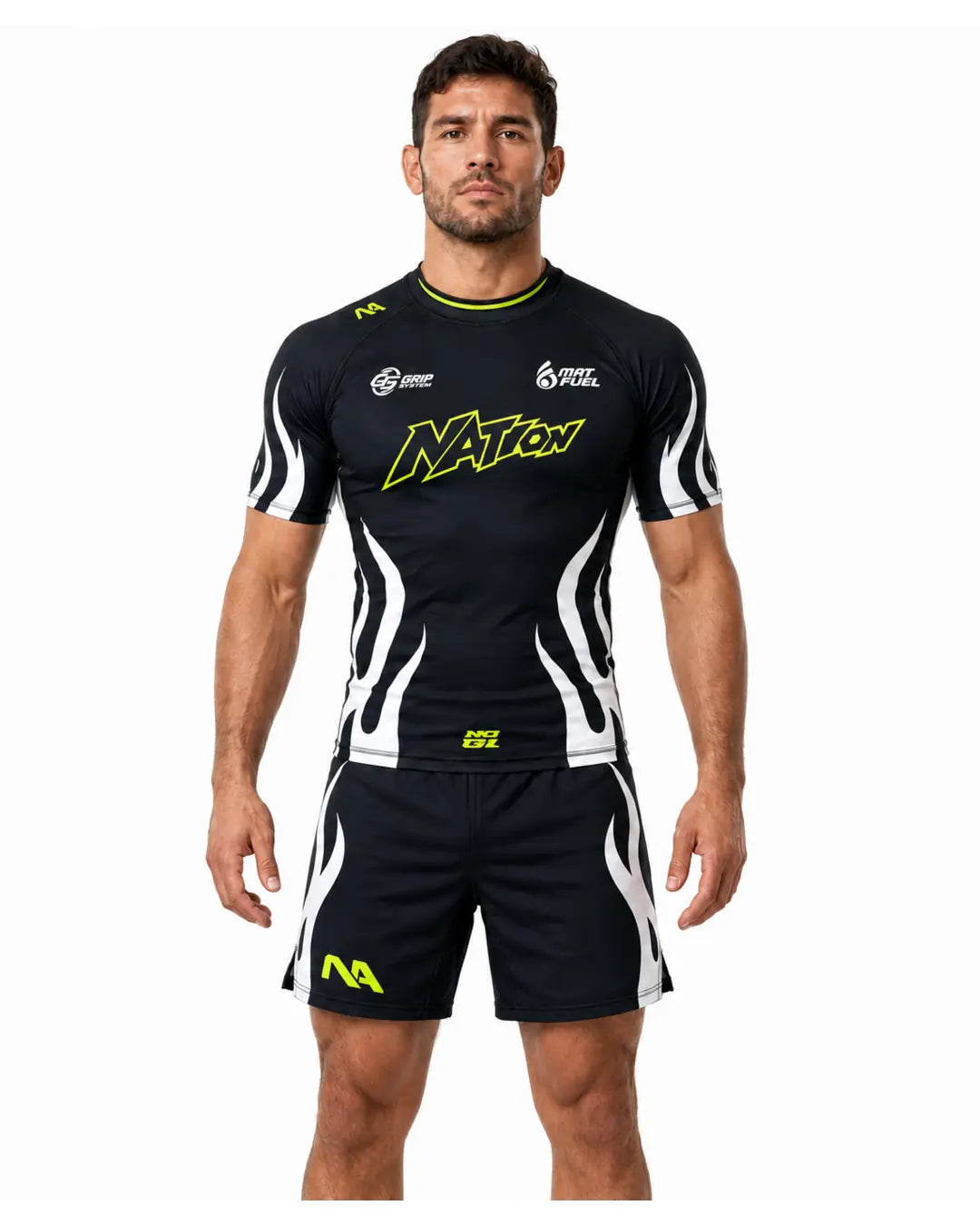 Redline MX BJJ Fight Shorts | Motocross-Inspired No-Gi