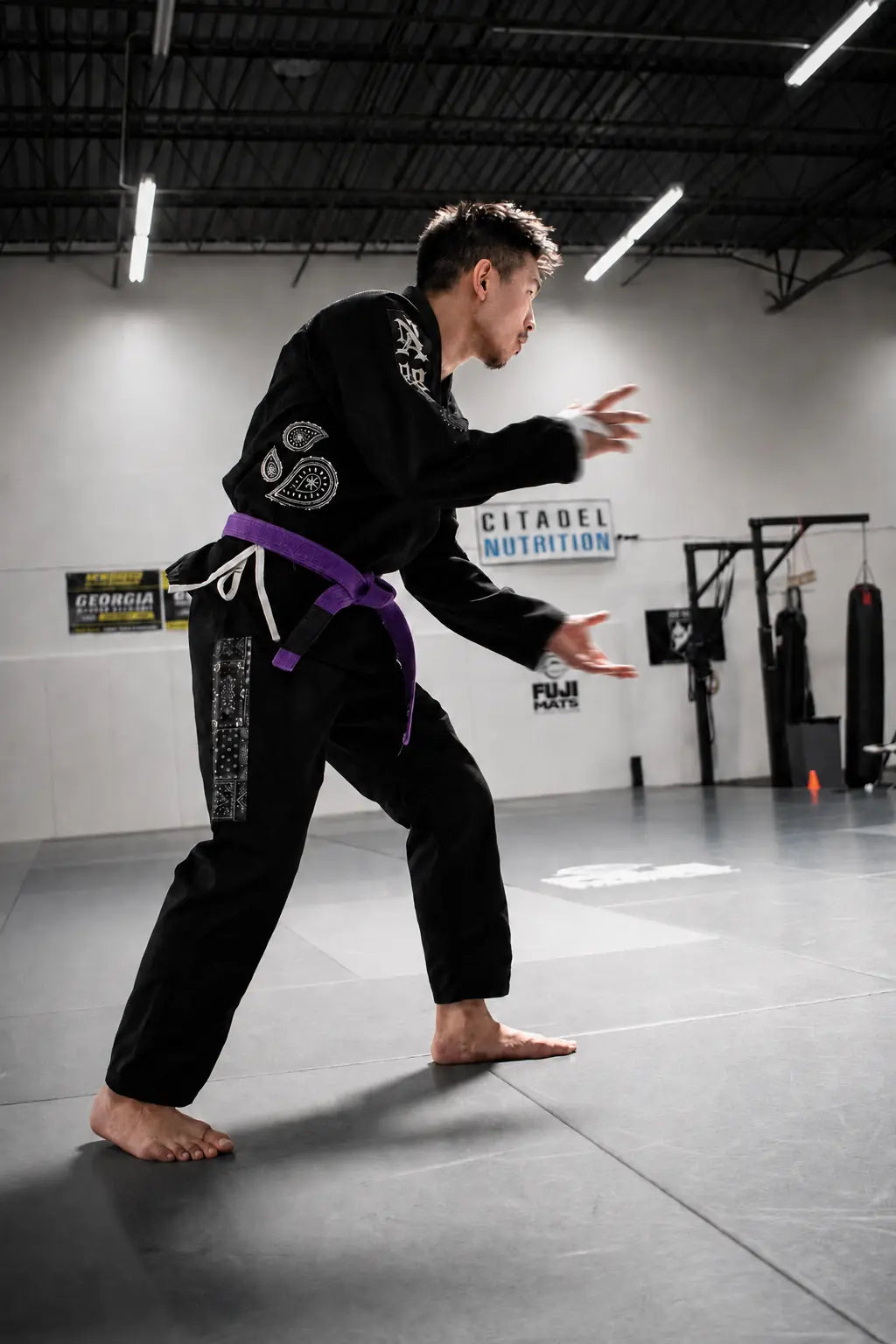 Black Paisley BJJ Gi | NWA-Inspired Express Yourself Edition