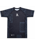 Black Paisley BJJ Rash Guard Set | No-Gi Training | Nation Athletic
