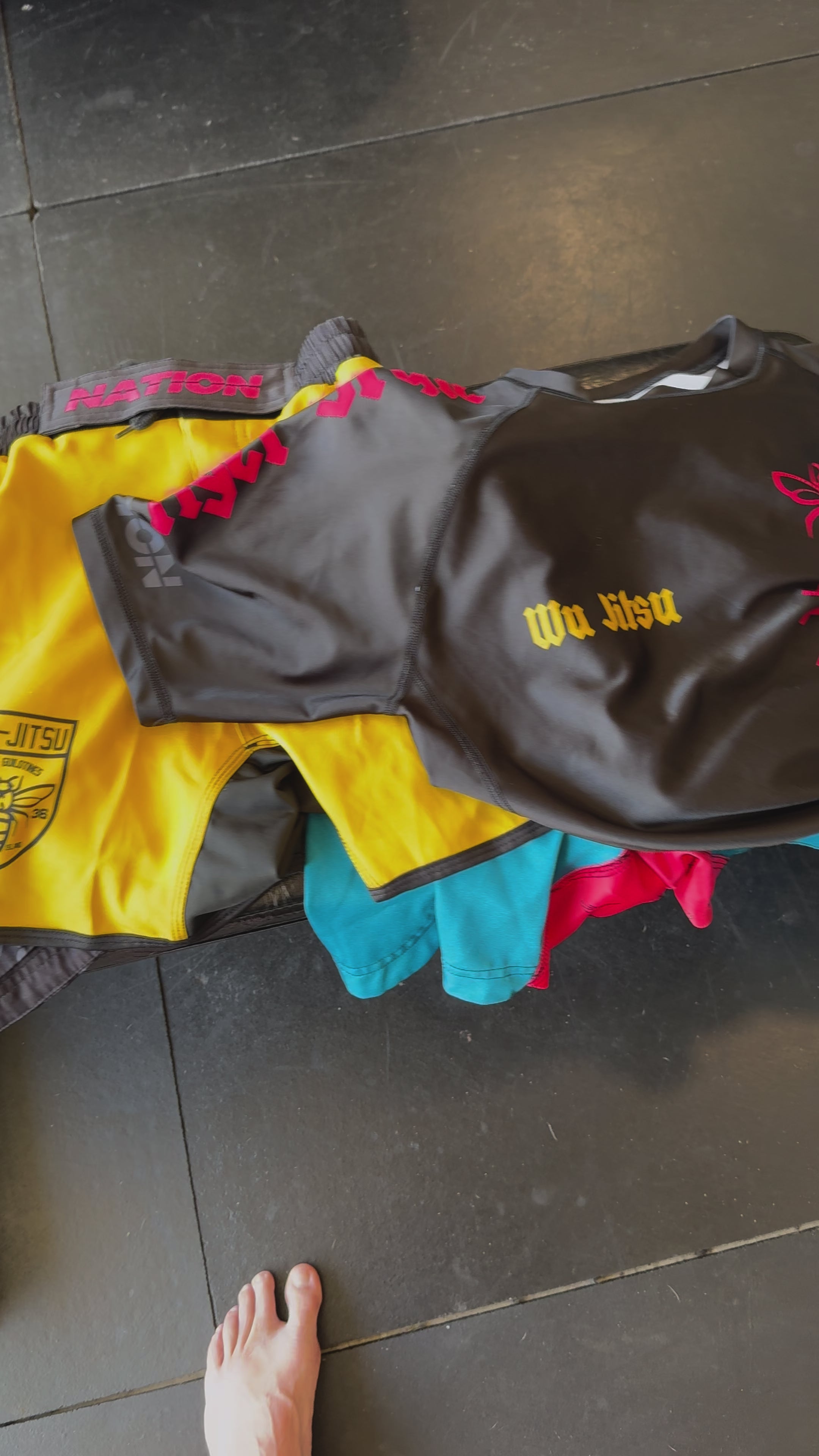 Wu-Jitsu | BJJ Grappling Shorts | Nation Athletic Jiu Jitsu Supply