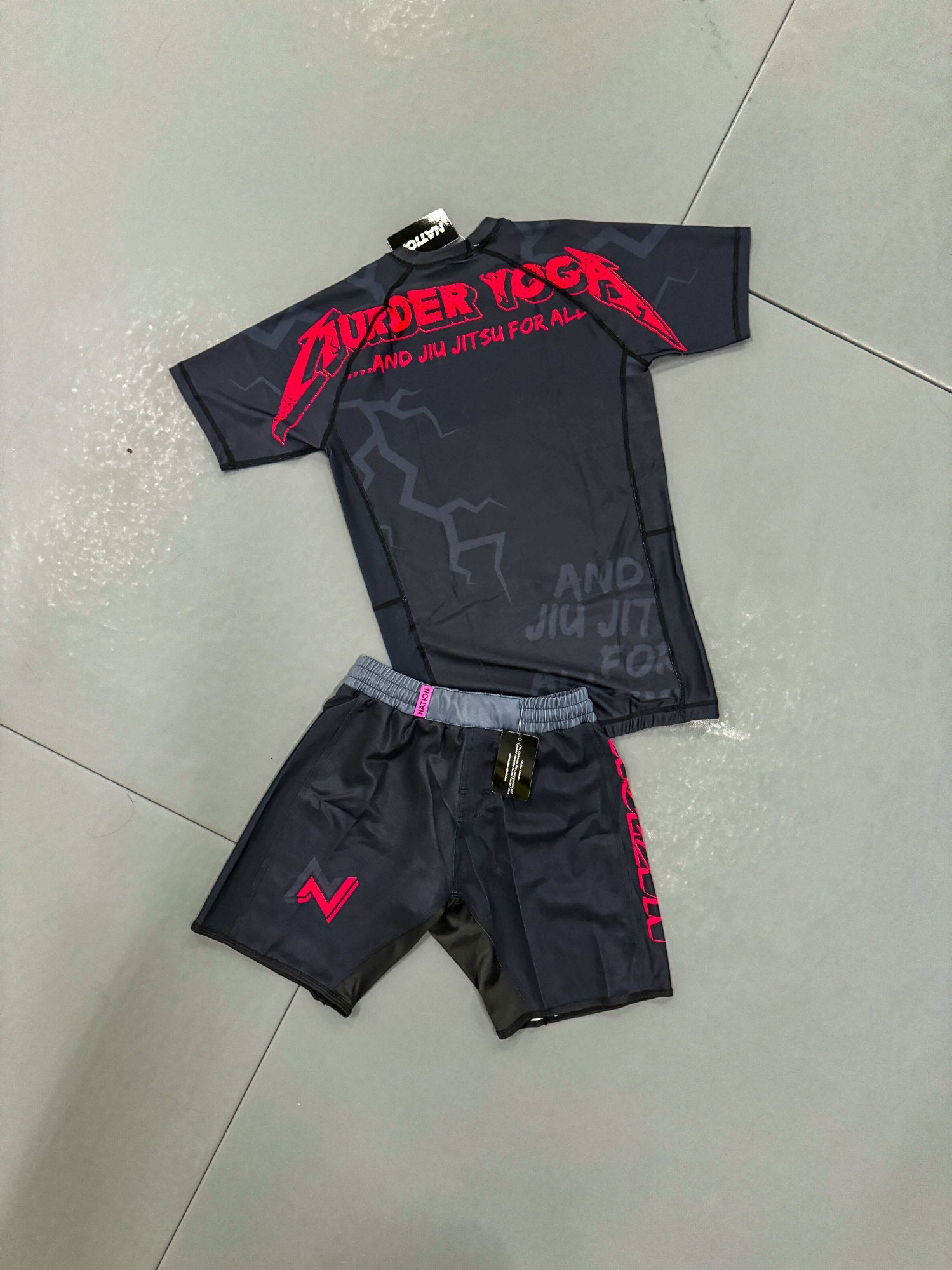 Murder Yoga V2| Jiu Jitsu Rash Guards - Nation Athletics Bjj