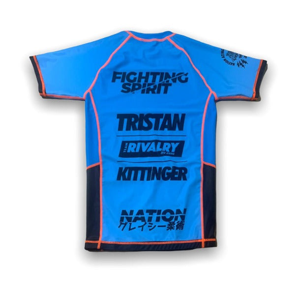 ranked custom bjj rash guard | Nation Jiu jItsu