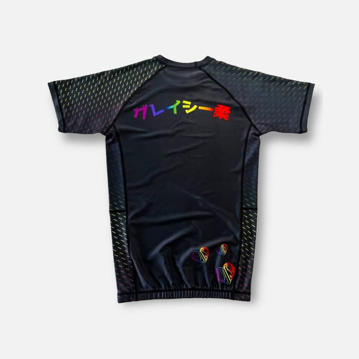 BJJ pride v2 back rash guard | nation athletic Jiu Jitsu