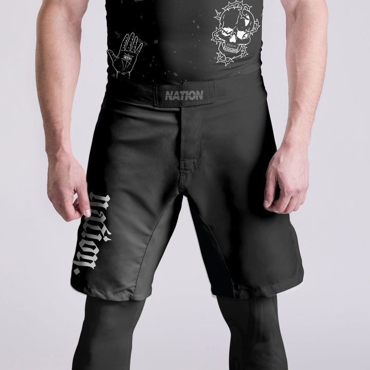 Jiu Jitsu Dark Arts Grappling Shorts - Nation Athletics Bjj