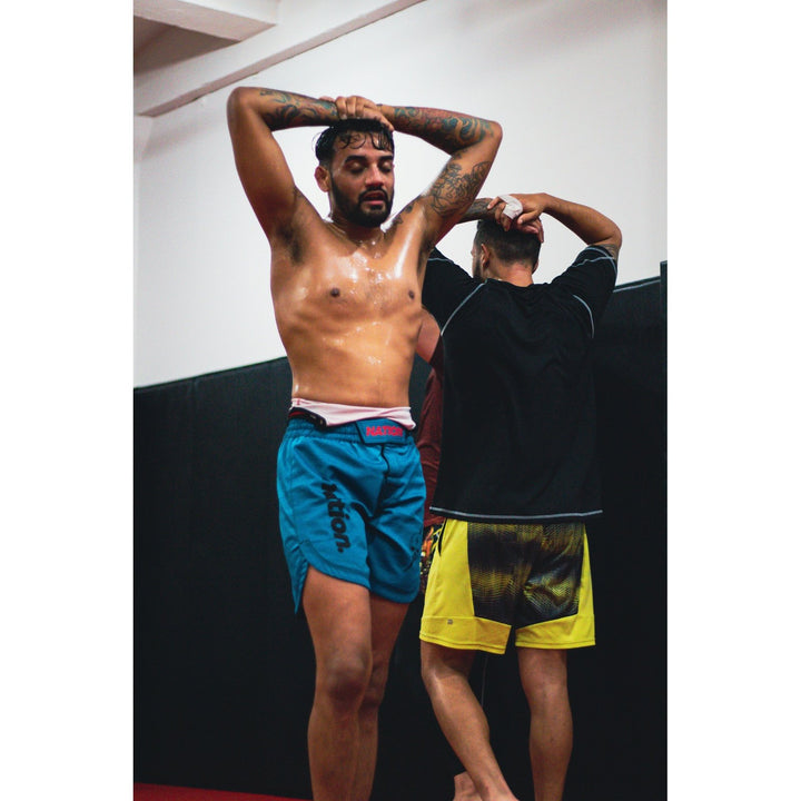 Jiu Jitsu Murder Yoga fight shorts for BJJ grappling, wrestling and MMA