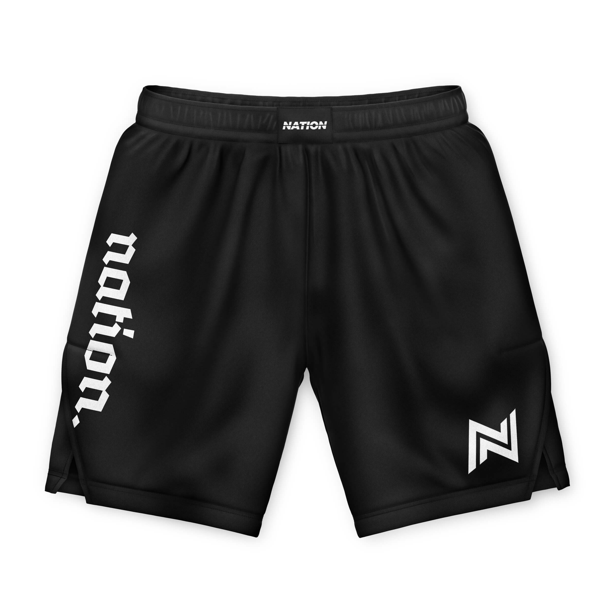 bjj black grappling shorts for jiu jitsu