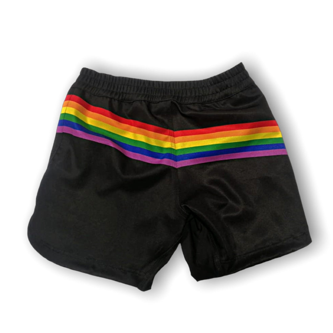 Roll with Pride Fight Shorts For Grappling, Wrestling and MMA