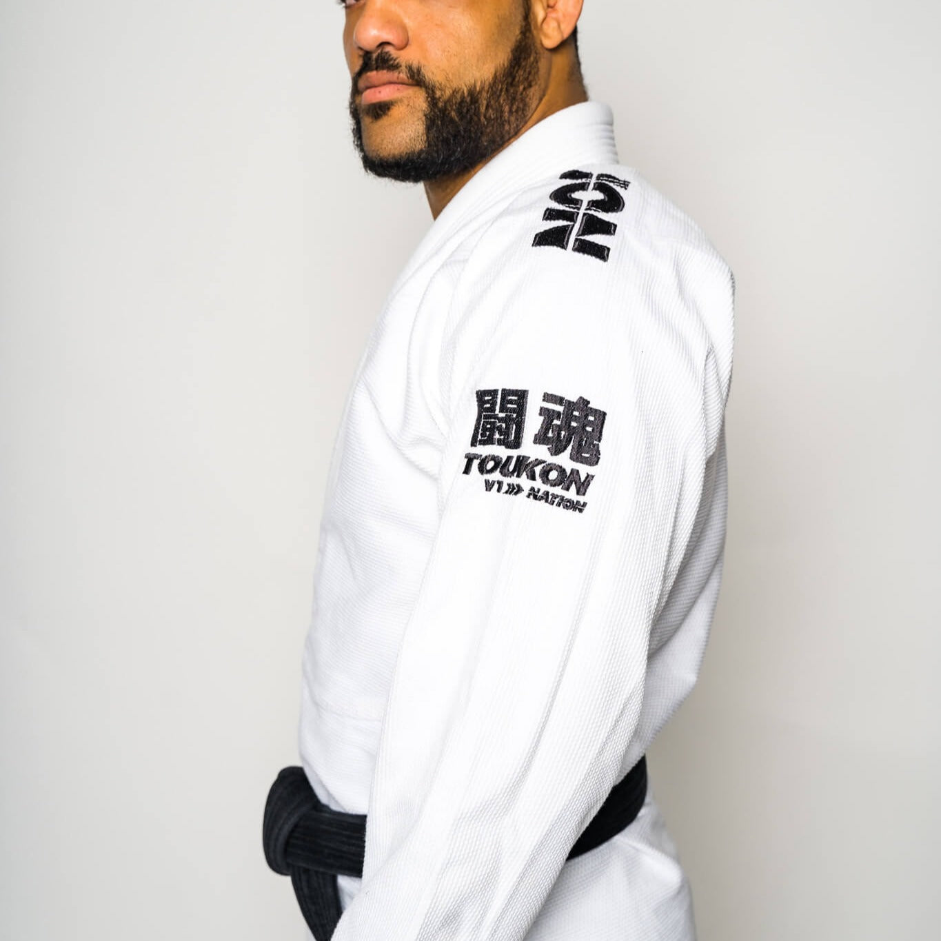 Fighting Spirit Kimono White Brazilian Jiu Jitsu Gi - Nation Athletics Bjj